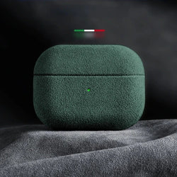 Italian Suede Leather Case for AirPods Pro 1-2 -3 |  Luxury All-Inclusive Wireless Charging Cover